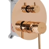 душевая система Rea Lungo Diamond скрытого монтажа, copper +  box (REA-P5657)