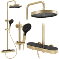 душевая система Rea Creo brushed gold (REA-P0361)