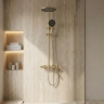 душевая система Rea Lungo Stripe brushed gold (REA-P9490)