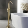 смеситель для ванны Rea Lungo отдельностоящий, brushed gold (REA-B7498)