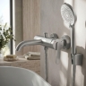 смеситель для ванны Rea Ontario side brushed nickel (REA-B6544)