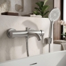 смеситель для ванны Rea Ontario side brushed nickel (REA-B6544)