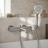 смеситель для ванны Rea Ontario side brushed nickel (REA-B6544)