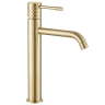 смеситель для умывальника Rea Lungo Diamond high brushed gold (REA-B9845)