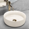 умывальник Rea Sami 36x36 ecru shiny (REA-U4590)