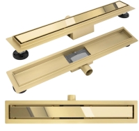 трап линейный Rea Neox 1000 мм gold (REA-G2565)