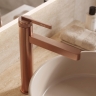 смеситель для умывальника Rea Grace high brushed copper (REA-B8941)