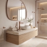 смеситель для умывальника Rea Grace high brushed copper (REA-B8941)