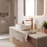 смеситель для умывальника Rea Grace high brushed copper (REA-B8941)