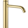 смеситель для умывальника Rea Lungo Diamond высокий, gold (REA-B8995)