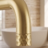 смеситель для ванны Rea Lungo Diamond напольный brushed gold (REA-B2246)