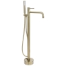 смеситель для ванны Rea Lungo Diamond напольный brushed gold (REA-B2246)