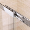 штора для ванни Rea Dario 100x140 chrome скло прозоре (REA-W7883)