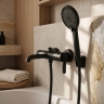 смеситель для ванны Rea Ontario side black (REA-B6540)
