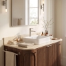 смеситель для умывальника Rea Grace brushed nickel (REA-B8931)