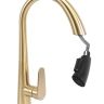 смеситель для кухни Rea Ross с выдвижным изливом, gold brushed (REA-B5312)