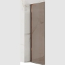 душова стінка Rea Hugo 90x200,5 безпечне скло, brown, brash copper (REA-K6965)