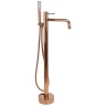 смеситель для ванны Rea Lungo Diamond напольный copper (REA-B2248)