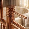 смеситель для ванны Rea Lungo Diamond напольный copper (REA-B2248)