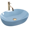 умывальник Rea Lisa 49x35 blue shiny (REA-U6620)