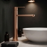 смеситель для умывальника Rea Arcos brushed copper (REA-B6968)
