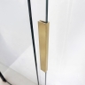 штора для ванны Rea Dario 80x140 brush gold стекло прозрачное (REA-W7882)