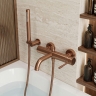 смеситель для ванны Rea Lungo Diamond brushed copper (REA-B2245)