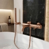 смеситель для ванны Rea Lungo Diamond brushed copper (REA-B2245)