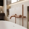 смеситель для ванны Rea Lungo Diamond brushed copper (REA-B2245)