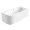 ванна акрилова Rea Orion 159,5x75 Right кутова, пристінна, white (REA-W0097)