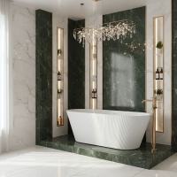 ванна акриловая Rea Ofelia 170х74 + сифон + пробка click/clack, white (REA-W0126)