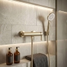 смеситель для ванны Rea Ontario side brushed gold (REA-B6552)