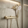 смеситель для ванны Rea Ontario side brushed gold (REA-B6552)