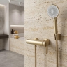 смеситель для ванны Rea Ontario side brushed gold (REA-B6552)