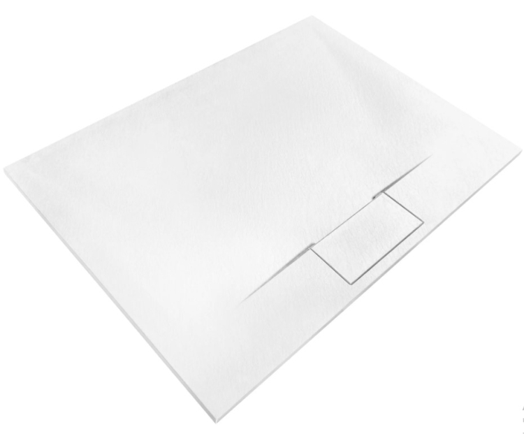 поддон Rea Bazalt Long 80x120 прямоугольный, белый (REA-K3321)