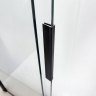штора для ванны Rea Dario 100x140 black стекло прозрачное (REA-W7884)