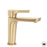 смеситель для умывальника Rea Maxim Premium Low brushed gold (REA-B8938)