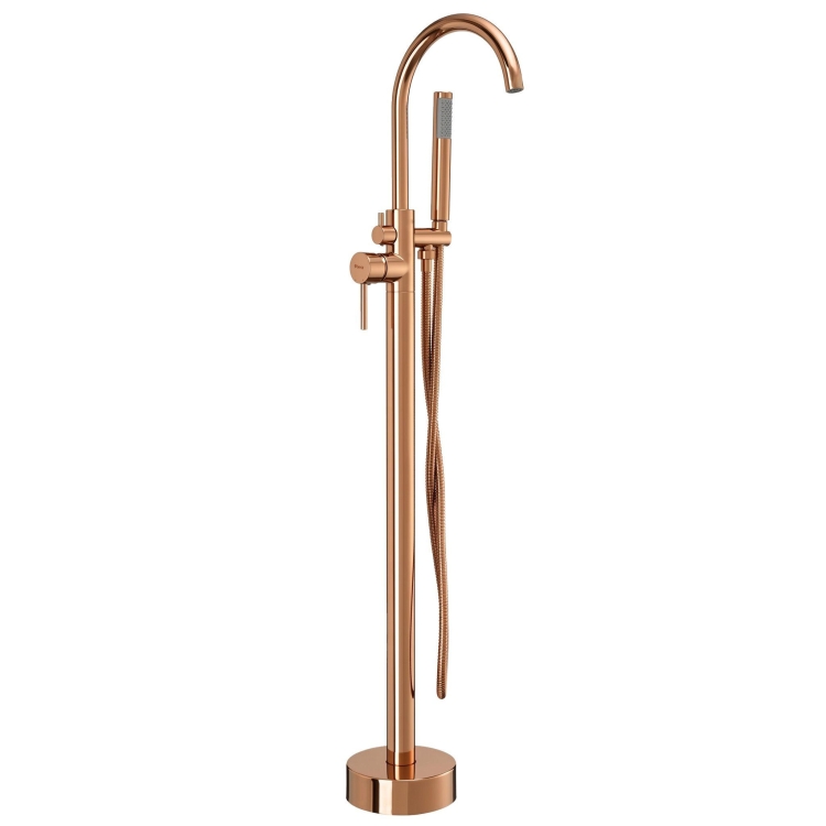смеситель для ванны Rea Lungo напольный copper (REA-B4301)