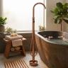 смеситель для ванны Rea Lungo напольный copper (REA-B4301)