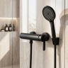 смеситель для ванны Rea Ontario side black (REA-B6548)