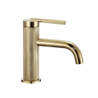 смеситель для умывальника Rea Argon низкий, gold (REA-B7800)
