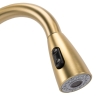 смеситель для кухни Rea Cross с выдвижным изливом, gold brushed (REA-B5311)