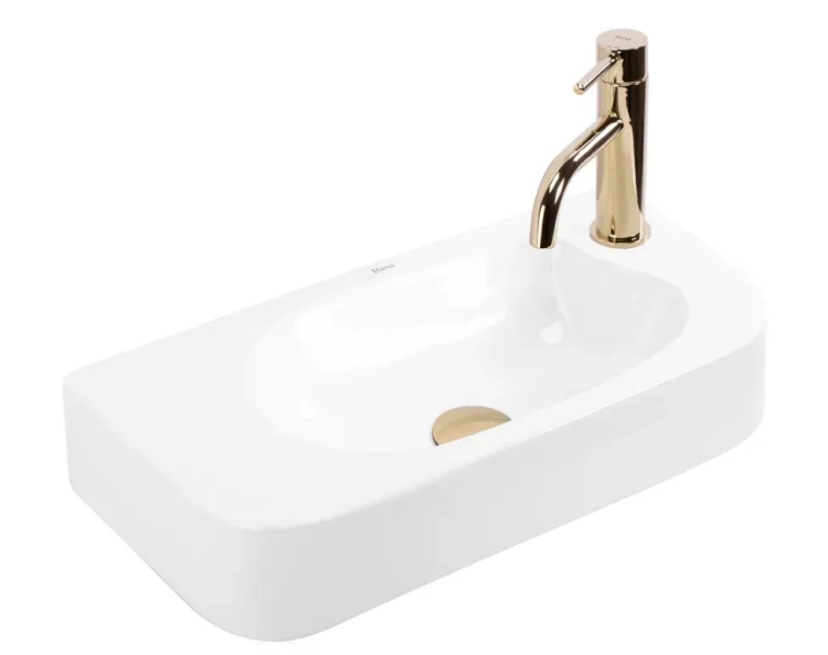 умывальник Rea Odetta 51x25 накладной, white (REA-U3610)