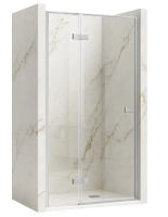 душові двері Rea Atlas 90x200 безпечне скло, прозоре, праворуч, chrome (REA-K4661)