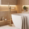 смеситель для ванны Rea Grace напольный brushed gold (REA-B2236)
