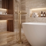смеситель для ванны Rea Grace напольный brushed gold (REA-B2236)