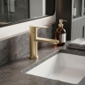 смеситель для умывальника Rea Arcos brushed gold (REA-B6965)