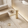 смеситель для умывальника Rea Arcos brushed gold (REA-B6965)
