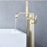 смеситель для ванны Rea Carat золотой матовый, отдельностоящий (REA-B6522)