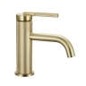 смеситель для умывальника Rea Argon низкий, brushed gold (REA-B7801)